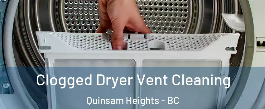  Clogged Dryer Vent Cleaning Quinsam Heights - BC