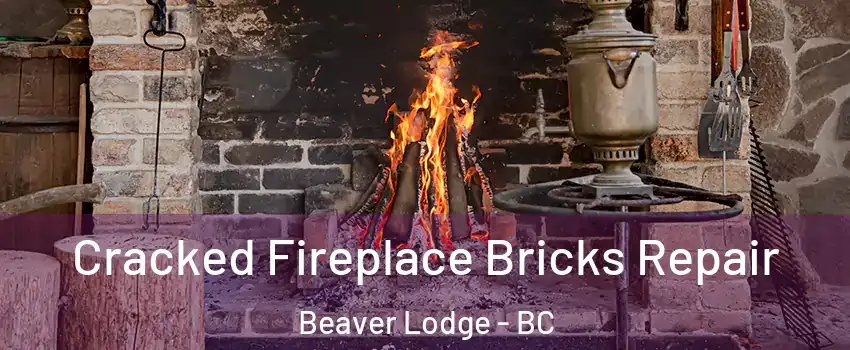  Cracked Fireplace Bricks Repair Beaver Lodge - BC