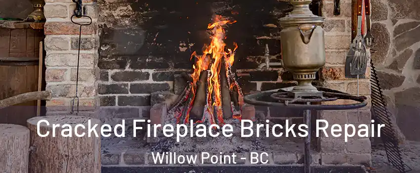  Cracked Fireplace Bricks Repair Willow Point - BC