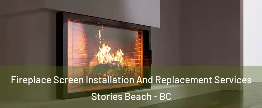 Fireplace Screen Installation And Replacement Services Stories Beach - BC