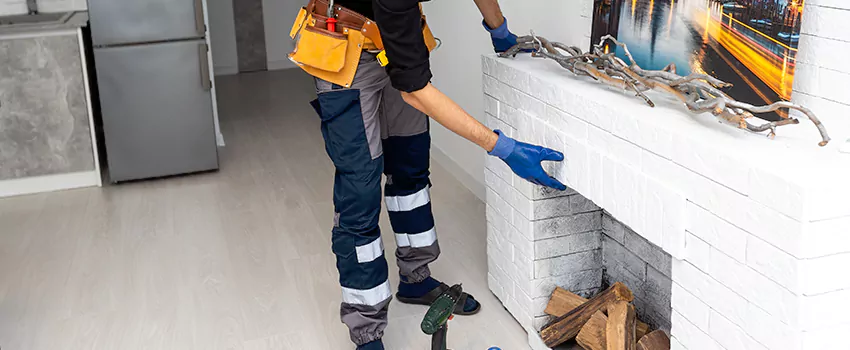Outdoor Fireplace Restoration in Campbell River, British Columbia