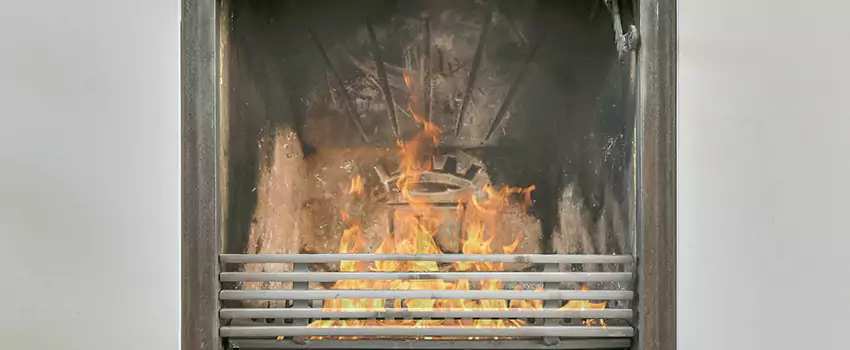 Travis Industries Linear Gas Fireplace Installation in Campbell River, British Columbia