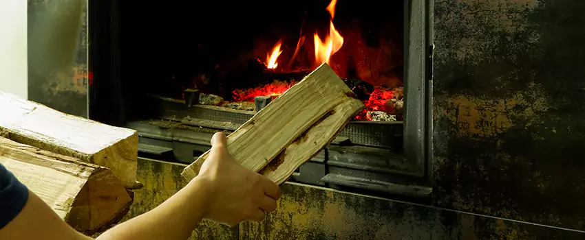 Wood Stove Heat Resistant Wall Repair in Campbell River, British Columbia