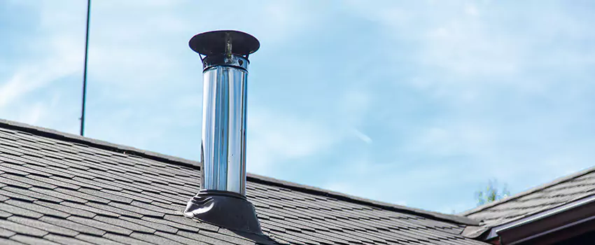 Outdoor Metal Chimney Installation in Campbell River, British Columbia