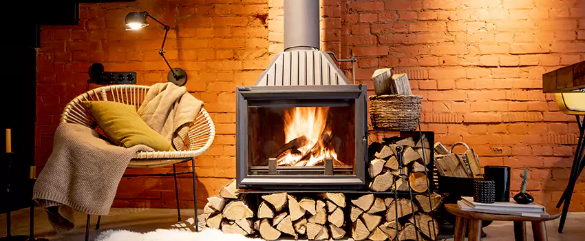 Pellet Stove Chimney Pipe Brackets Installation in Campbell River, BC