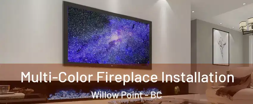  Multi-Color Fireplace Installation Willow Point - BC