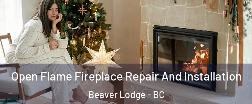 Open Flame Fireplace Repair And Installation Beaver Lodge - BC