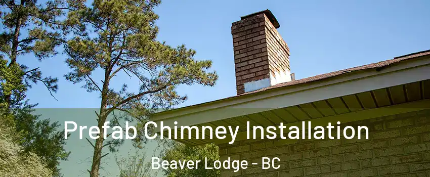  Prefab Chimney Installation Beaver Lodge - BC
